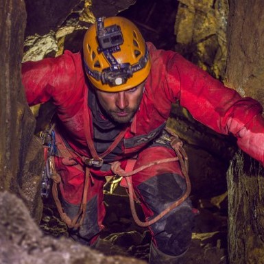 Cornwall UNderground Adventures guide exploring a mine near St. Just, Cornwall