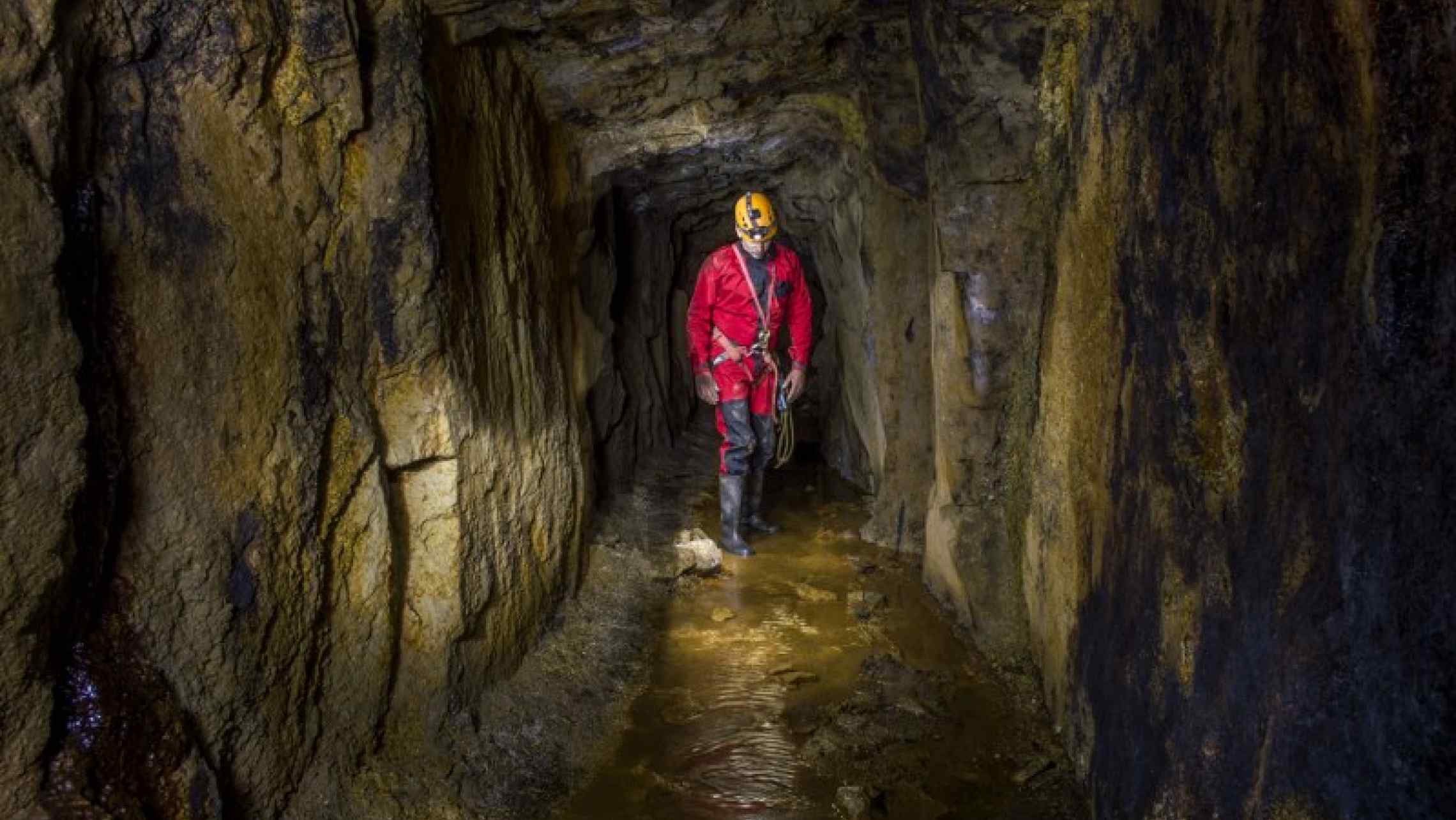 In a Cornish tine mine. Explore the workings and artefacts on a unique underground adventure. Cornwall's answer to Go Below!
