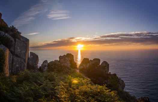 Cornwall Underground Adventures are spoilt for scenery in this stunning county. An epic sunset at an ancient cliff mine.